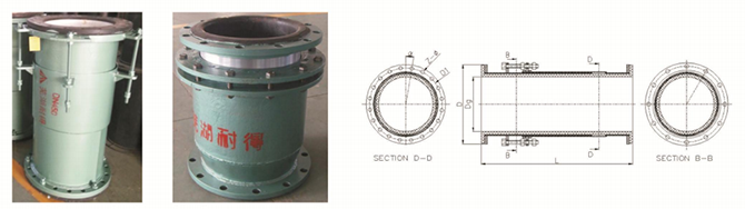 管道伸縮節(jié)圖片和結構簡圖