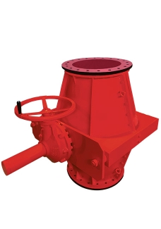 傘齒輪膠管閥（管夾閥）